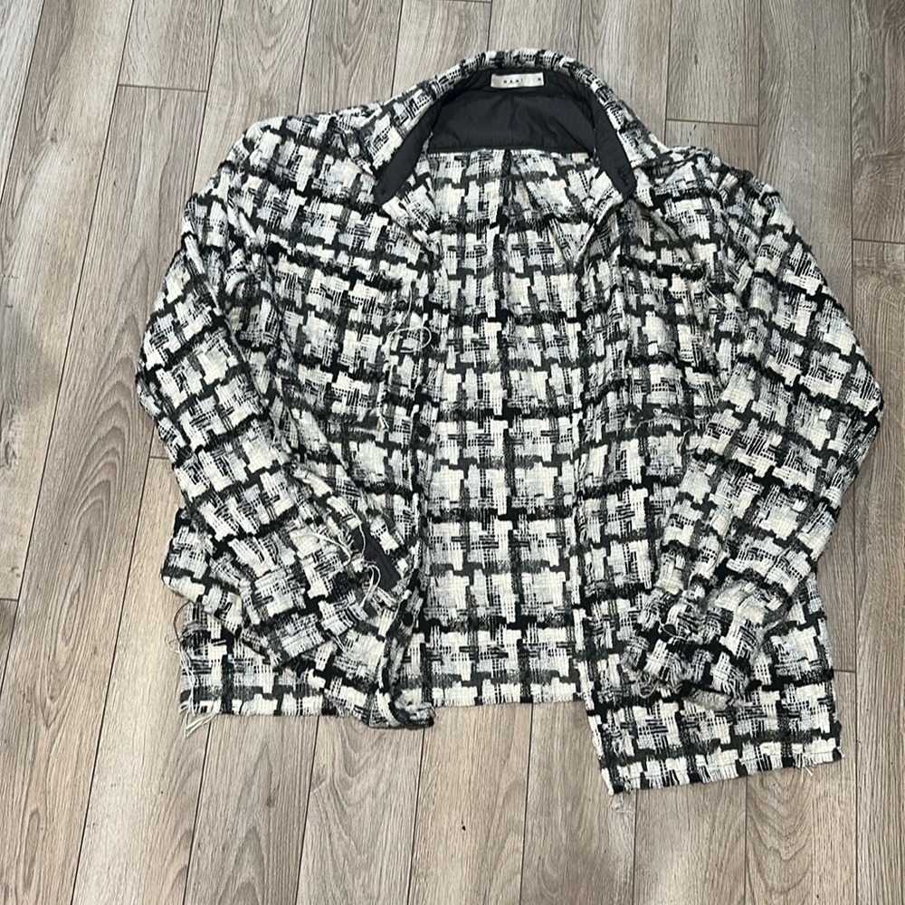 MNML Flannel Destructed Shacket